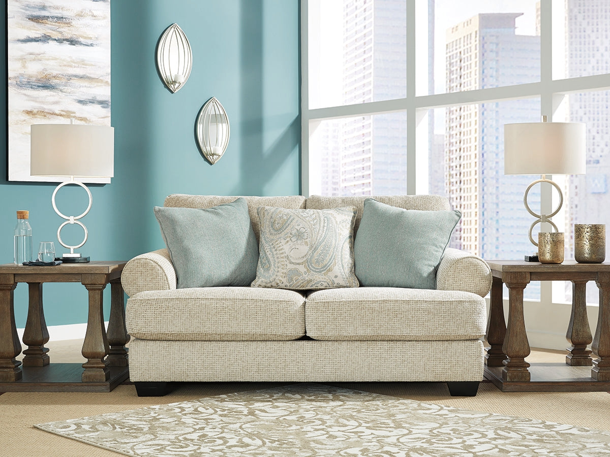 Ocala Furniture Outlet - Ashley Furniture - Monaghan Living Room - Loveseat / Sandstone - 9620535