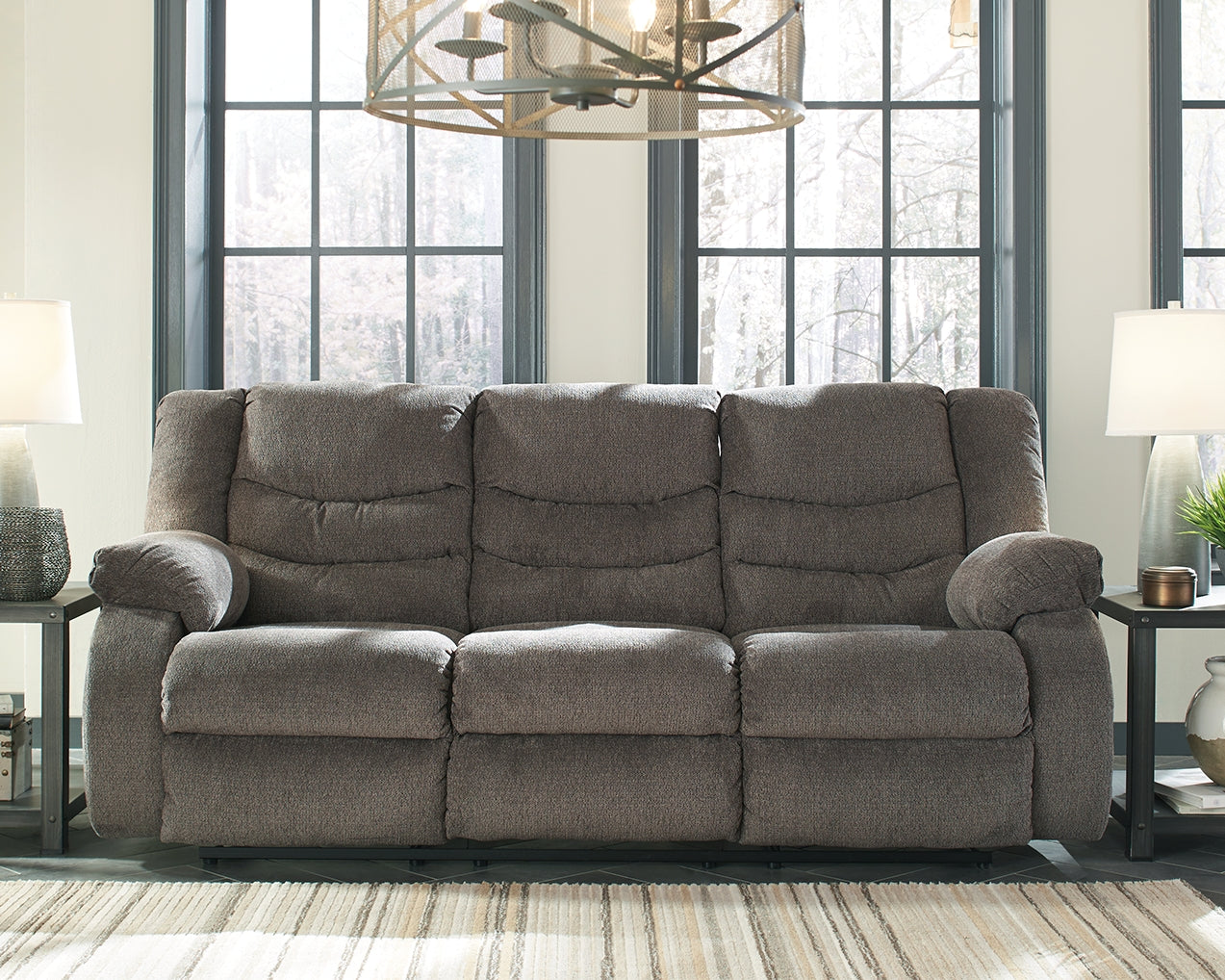 Ocala Furniture Outlet - Ashley Furniture - Tulen Living Room - Rocker Recliner / Gray - 9860625