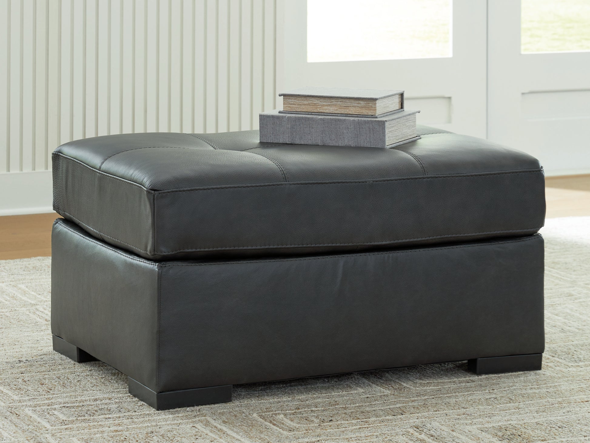 Ocala Furniture Outlet - Ashley Furniture - Brindley Pier Living Room - Oversized Accent Ottoman / Fog - 9950308