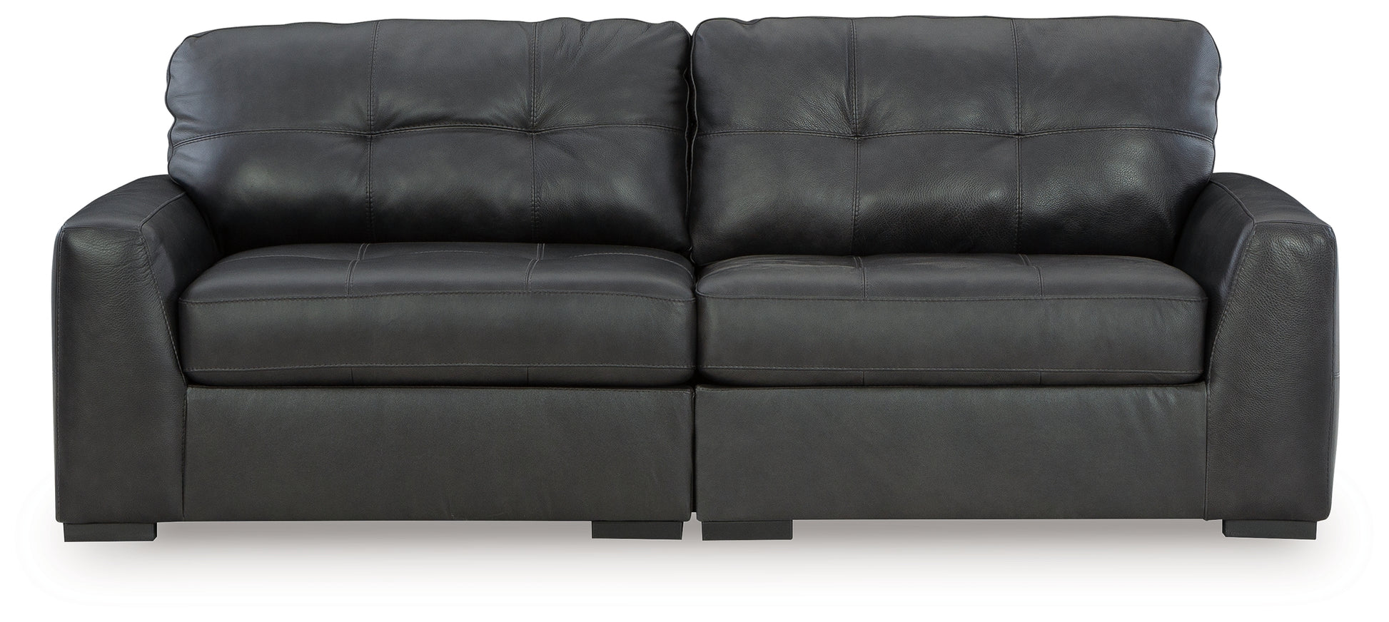 Ocala Furniture Outlet - Ashley Furniture - Brindley Pier Sectional - RAF 2-Piece Sectional Loveseat / Fog - 99503S1