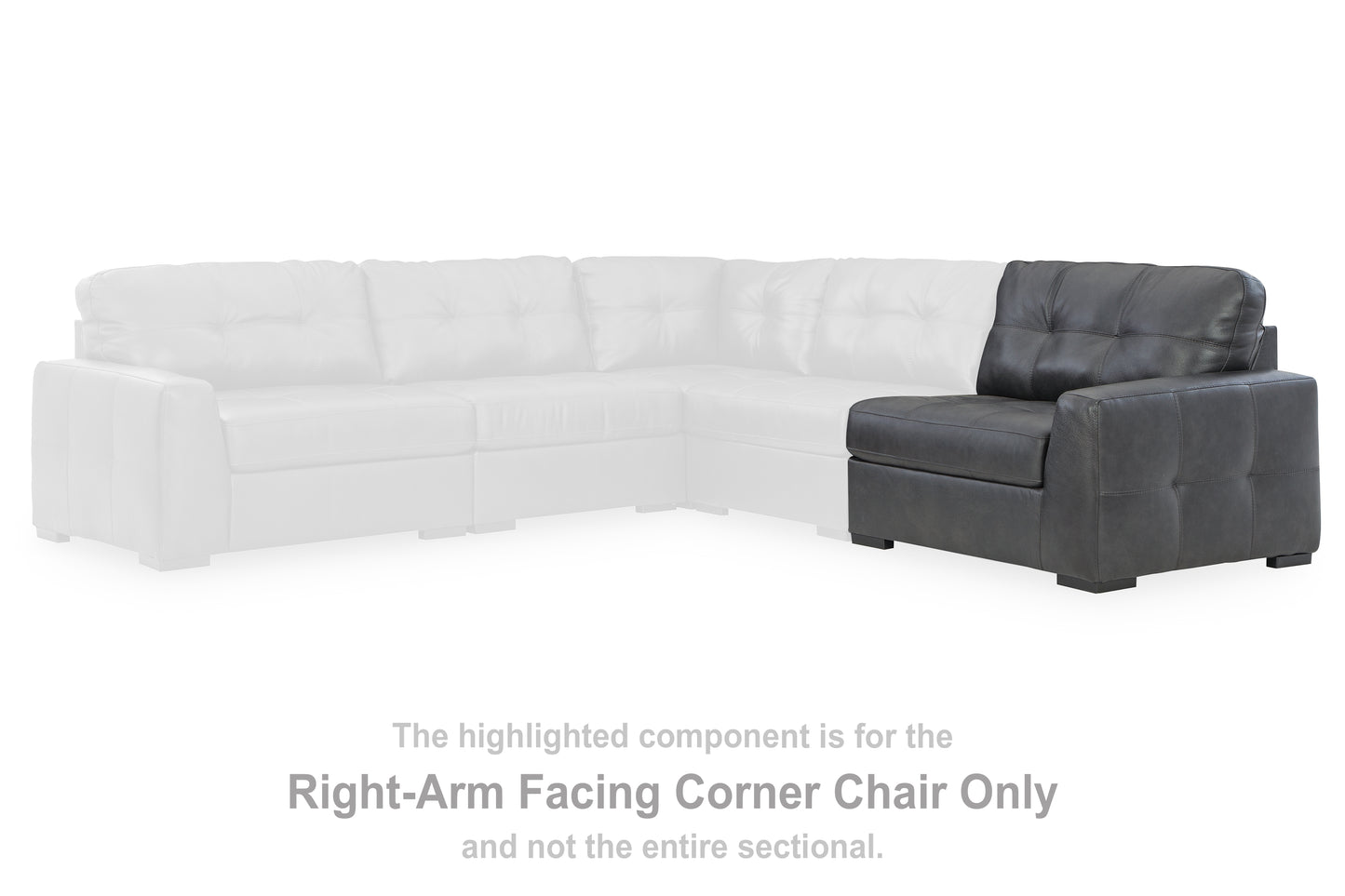 Ocala Furniture Outlet - Ashley Furniture - Brindley Pier Sectional - RAF 4-Piece Sectional / Fog - 99503S4