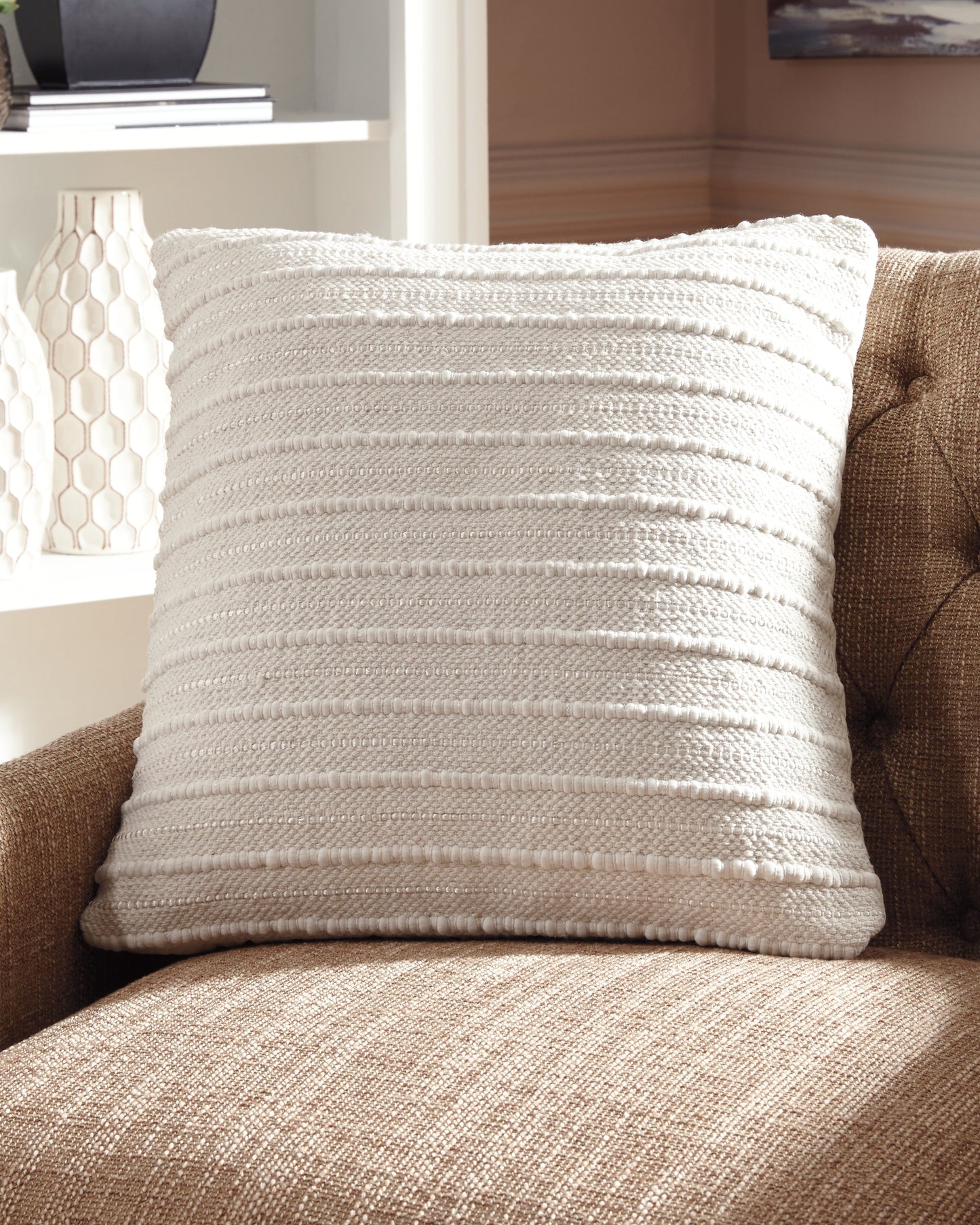 Ocala Furniture Outlet - Ashley Furniture - Theban Pillows - Pillow (4/CS) / Cream - A1000454