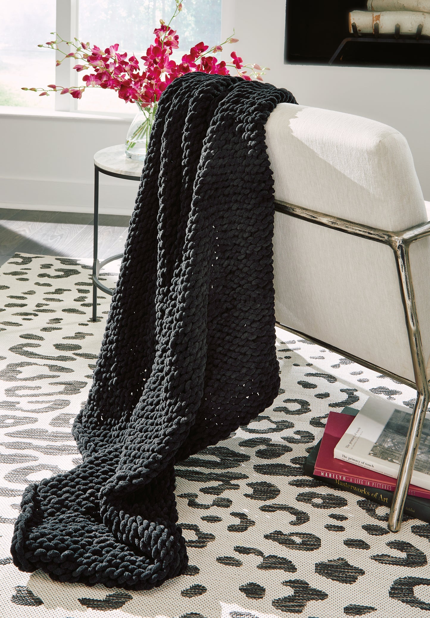 Ocala Furniture Outlet - Ashley Furniture - Chaddon Throw (Set of 3) - Throw (3/CS) / Black - A1001061