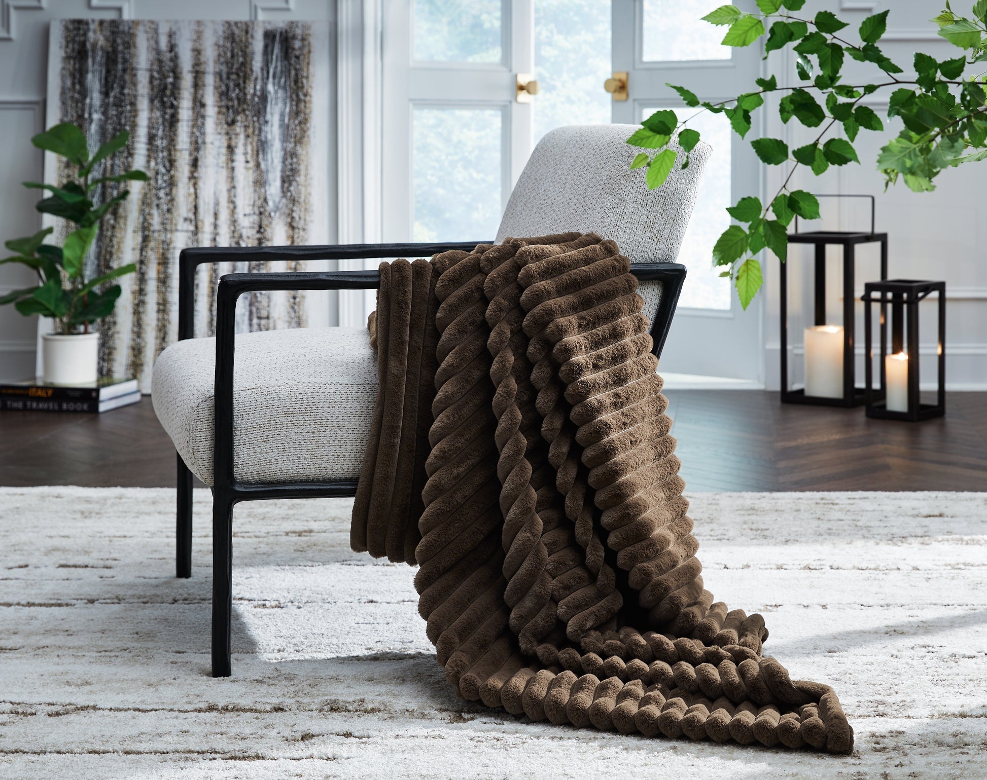 Ocala Furniture Outlet - Ashley Furniture - Alsonwell Throw (Set of 3) - Throw (3/CS) / Brown - A1001082