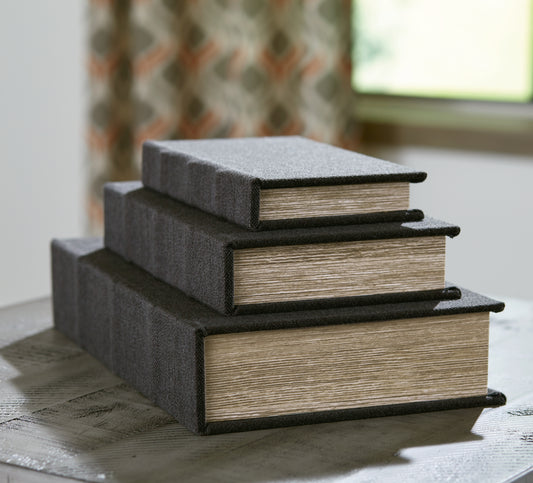 Ocala Furniture Outlet - Ashley Furniture - Jolina Box (Set of 3) - Box Set (3/CN) / Black - A2000489