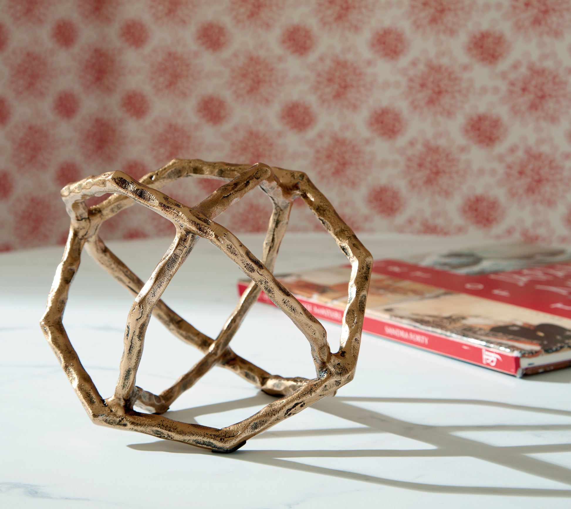 Ocala Furniture Outlet - Ashley Furniture - Laddington Sculpture - Sculpture (2/CS) / Antique Brass Finish - A2000670