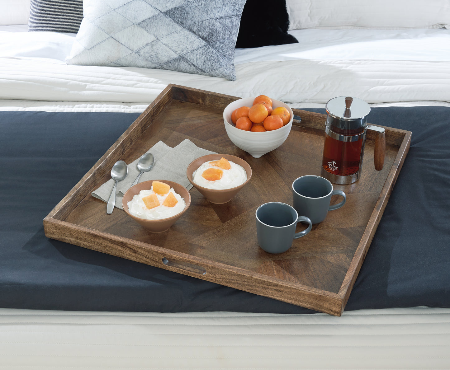 Ocala Furniture Outlet - Ashley Furniture - Heddford Tray - Tray / Brown - A2000722