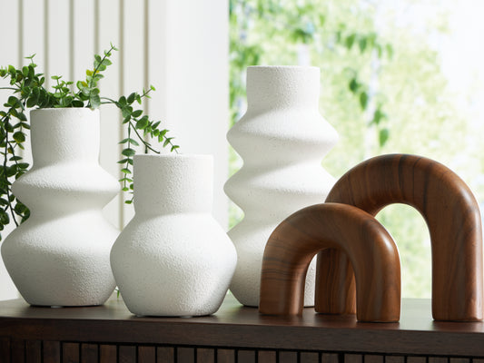 Ocala Furniture Outlet - Ashley Furniture - Carterworth Accessory Set (Set of 5) - Accessory Set (5/CN) / White/Brown - A2C00210