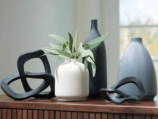 Ocala Furniture Outlet - Ashley Furniture - Leithick Accessory Set (Set of 5) - Accessory Set (5/CN) / Black/Tan/Gray - A2C00211