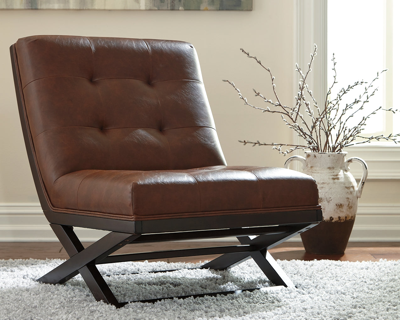 Ocala Furniture Outlet - Ashley Furniture - Sidewinder Accent Chair - Accent Chair / Brown - A3000031