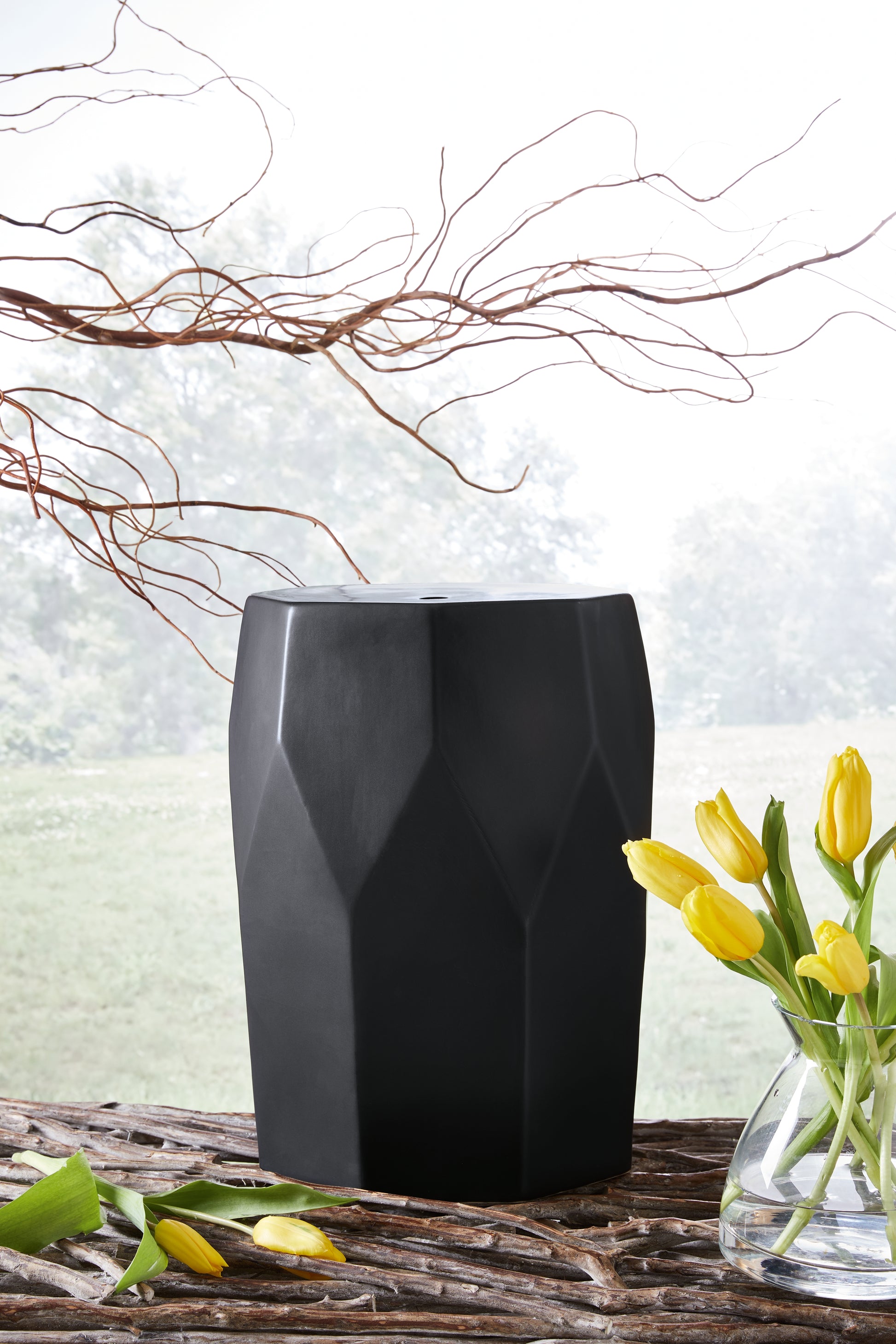 Ocala Furniture Outlet - Ashley Furniture - Rhysworth Stool - Stool / Black - A3000632