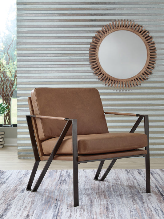 Ocala Furniture Outlet - Ashley Furniture - Garronmont Accent Chair - Accent Chair / Caramel - A3000762
