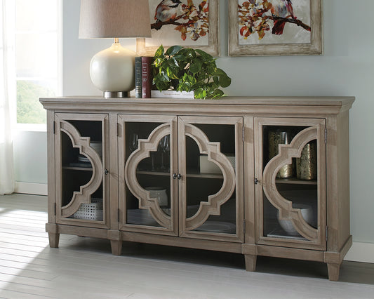 Ocala Furniture Outlet - Ashley Furniture - Fossil Ridge Accent Cabinet - Accent Cabinet / Gray - A4000037