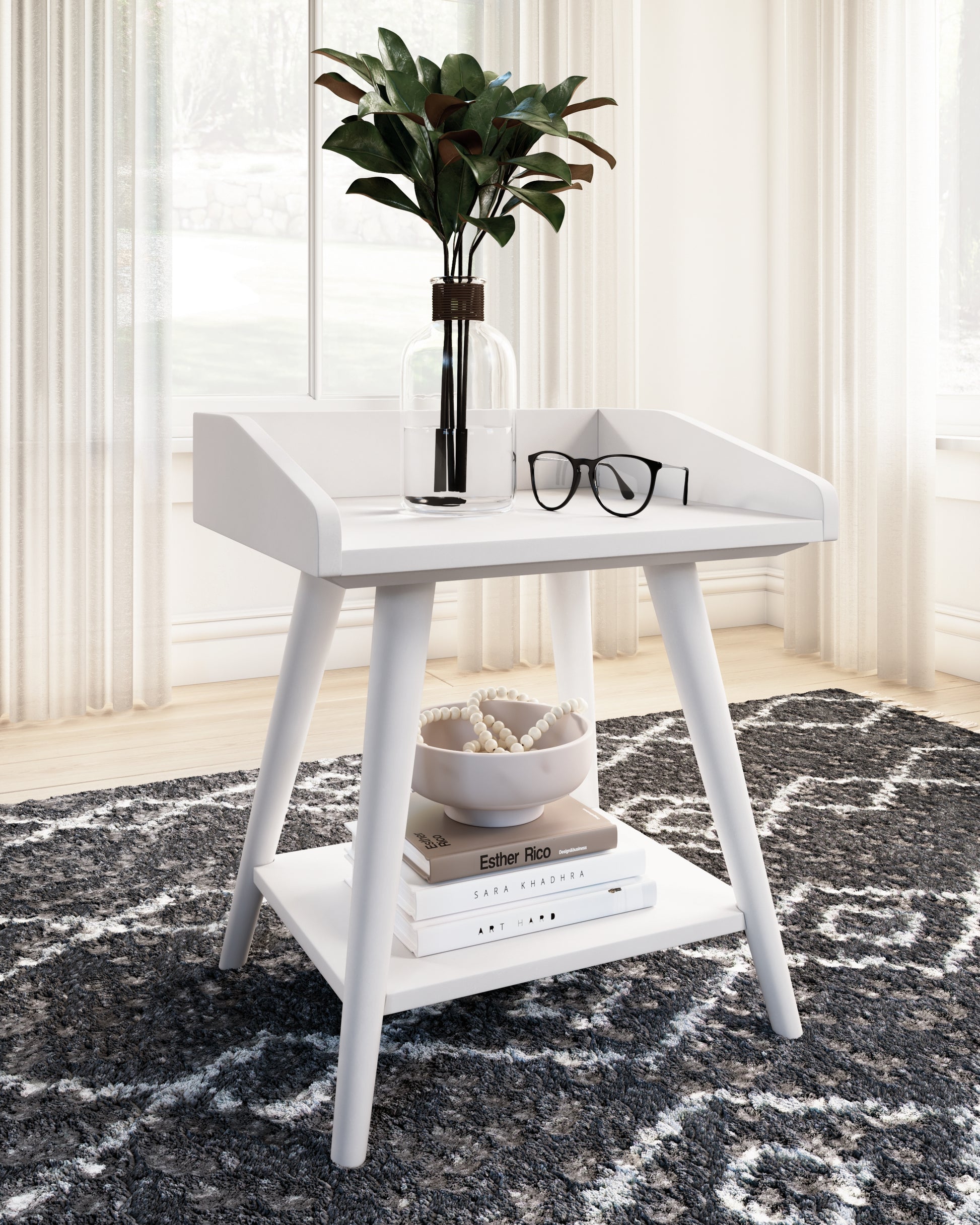 Ocala Furniture Outlet - Ashley Furniture - Blariden Accent Table - Accent Table / White - A4000367