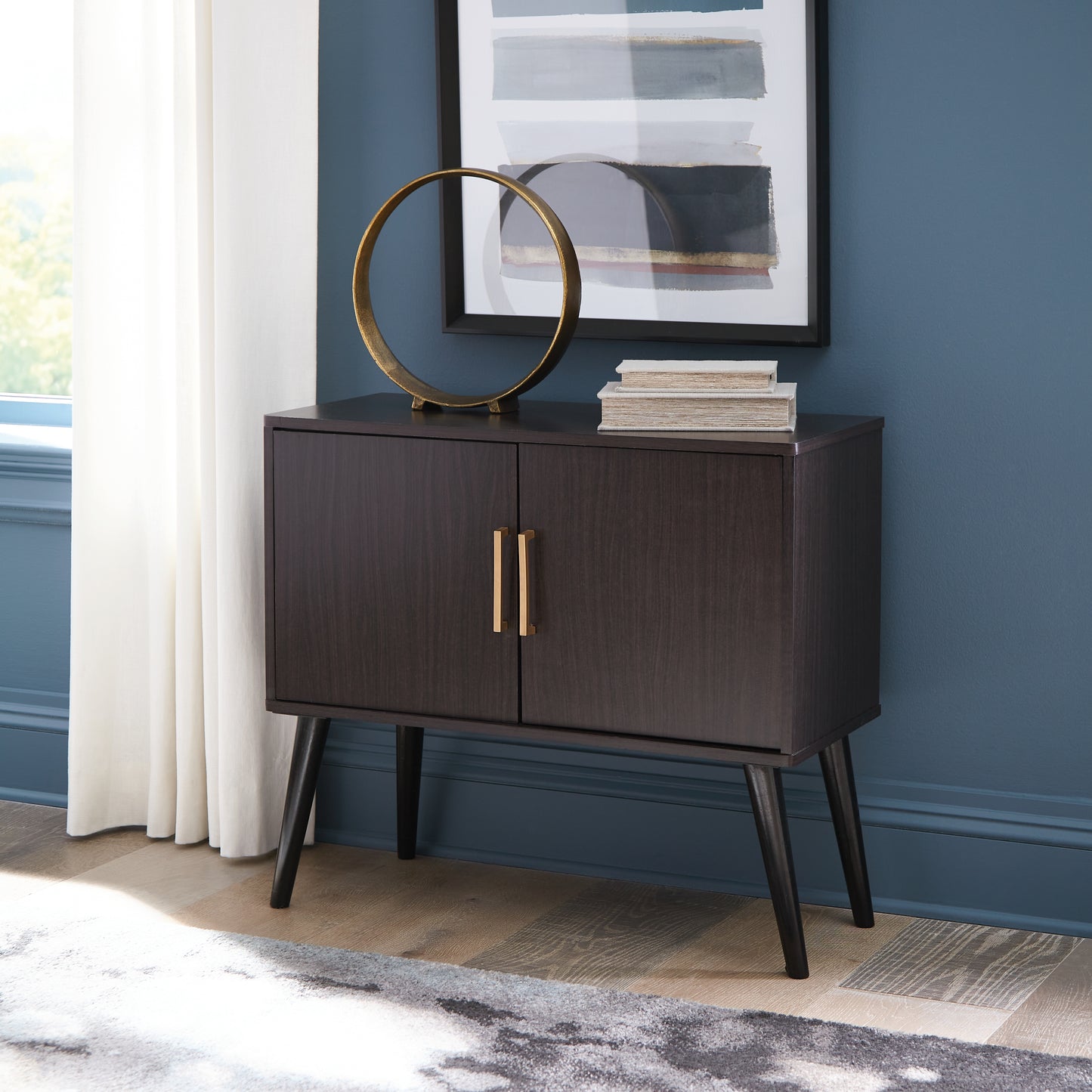 Ocala Furniture Outlet - Ashley Furniture - Orinfield Accent Cabinet - Accent Cabinet / Natural/White - A4000396