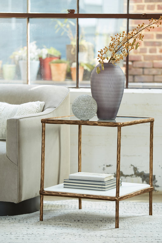 Ocala Furniture Outlet - Ashley Furniture - Ryandale Accent Table - Accent Table / Antique Black - A4000462