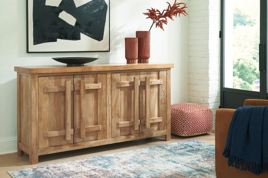 Ocala Furniture Outlet - Ashley Furniture - Dresor Accent Cabinet - Accent Cabinet / Natural - A4000578