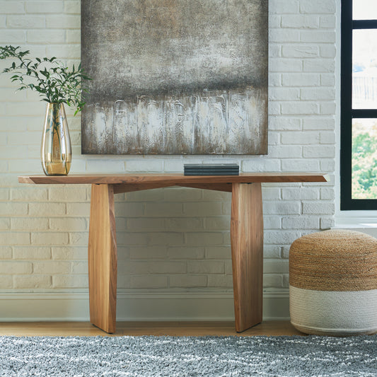 Ocala Furniture Outlet - Ashley Furniture - Holward Console Sofa Table - Console Sofa Table / Natural - A4000592