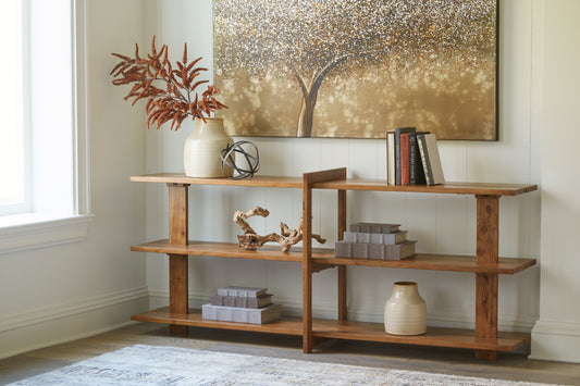 Ocala Furniture Outlet - Ashley Furniture - Fayemour Console Sofa Table - Console Sofa Table / Brown - A4000593