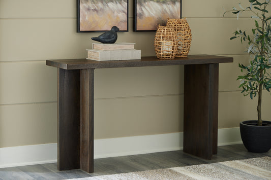 Ocala Furniture Outlet - Ashley Furniture - Jalenry Console Sofa Table - Console Sofa Table / Grayish Brown - A4000596