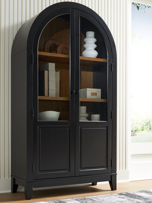 Ocala Furniture Outlet - Ashley Furniture - Dagandale Accent Cabinet - Accent Cabinet / Natural/Black - A4000705