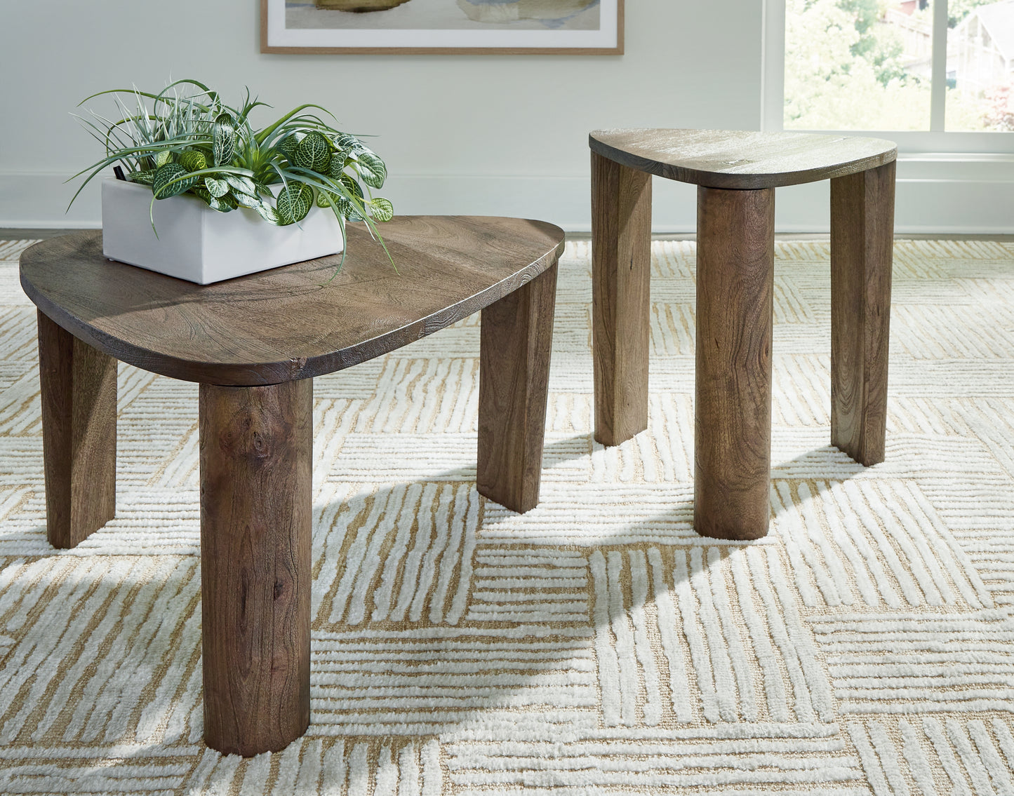 Ocala Furniture Outlet - Ashley Furniture - Reidport Accent Coffee Table (Set of 2) - Accent Cocktail TBL Set (Set of 2) / Grayish Brown - A4000604