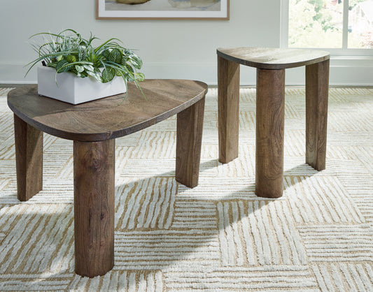 Ocala Furniture Outlet - Ashley Furniture - Reidport Accent Coffee Table (Set of 2) - Accent Cocktail TBL Set (Set of 2) / Grayish Brown - A4000604