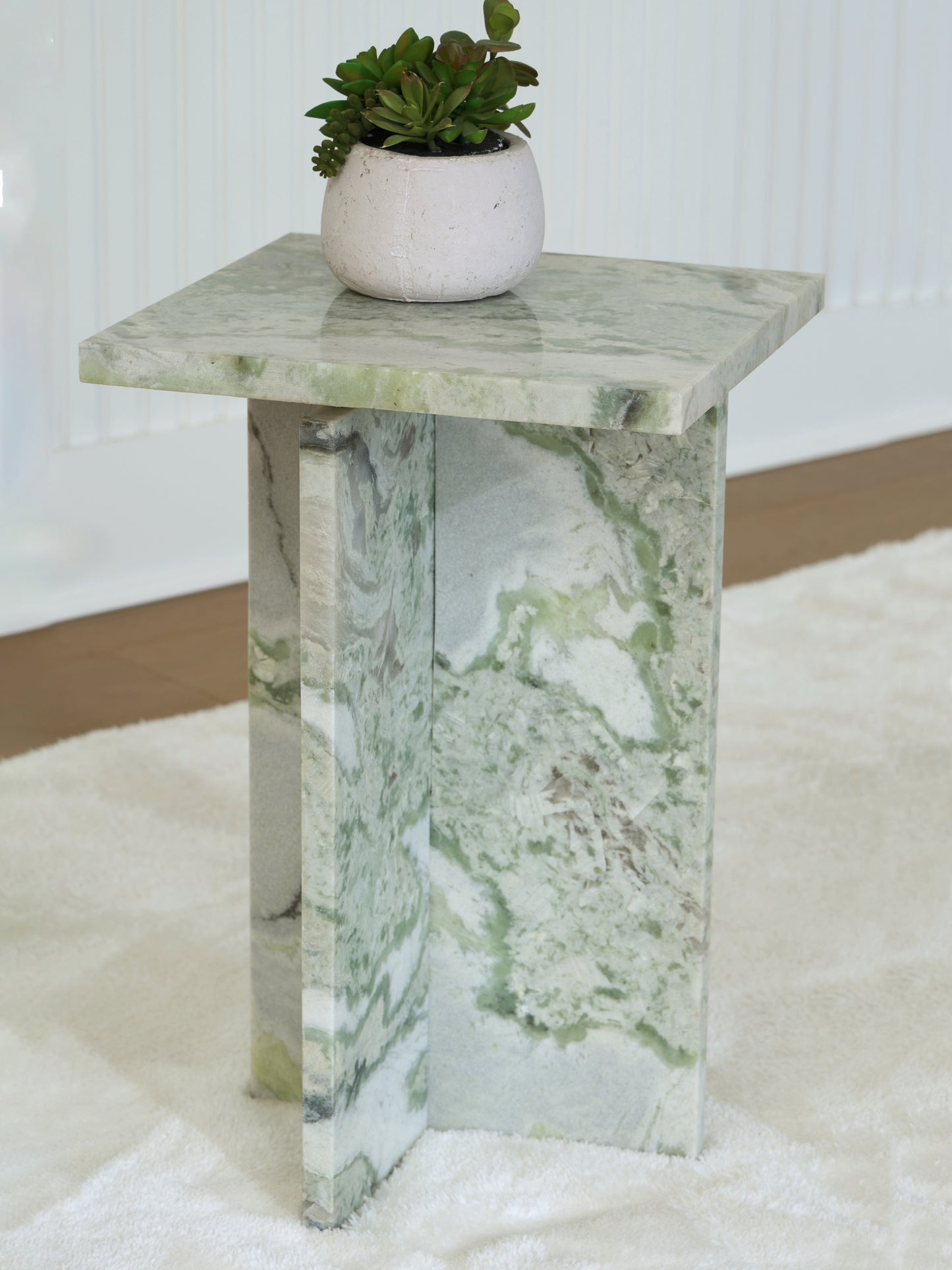 Ocala Furniture Outlet - Ashley Furniture - Deaconwell Accent Table - Accent Table / White/Green - A4000648