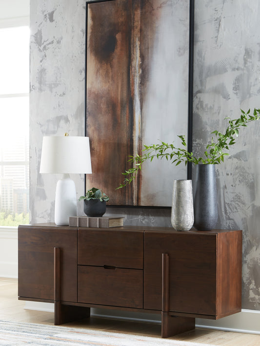 Ocala Furniture Outlet - Ashley Furniture - Kydler Accent Cabinet - Accent Cabinet / Medium Brown - A4000678