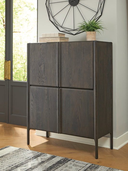 Ocala Furniture Outlet - Ashley Furniture - Orsonal Accent Cabinet - Accent Cabinet / Espresso Brown - A4000686