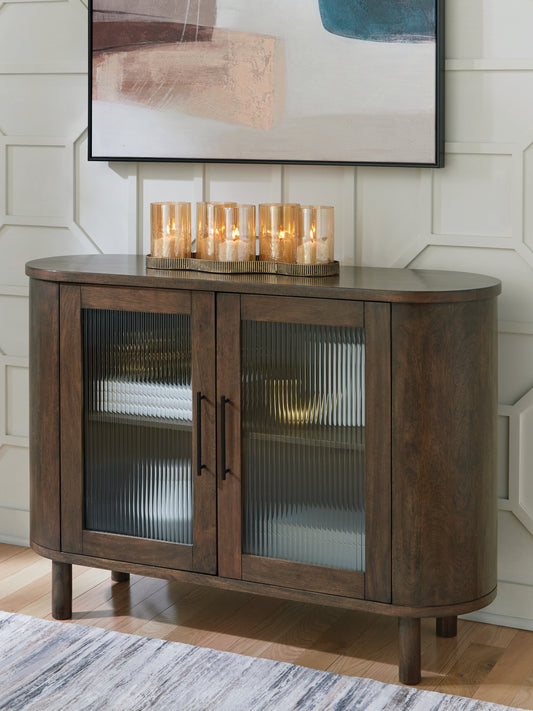 Ocala Furniture Outlet - Ashley Furniture - Mayridge Accent Cabinet - Accent Cabinet / Medium Brown - A4000694