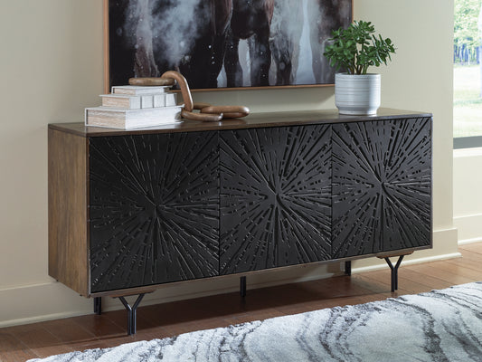 Ocala Furniture Outlet - Ashley Furniture - Lavinmont Accent Cabinet - Accent Cabinet / Multi Brown - A4000710