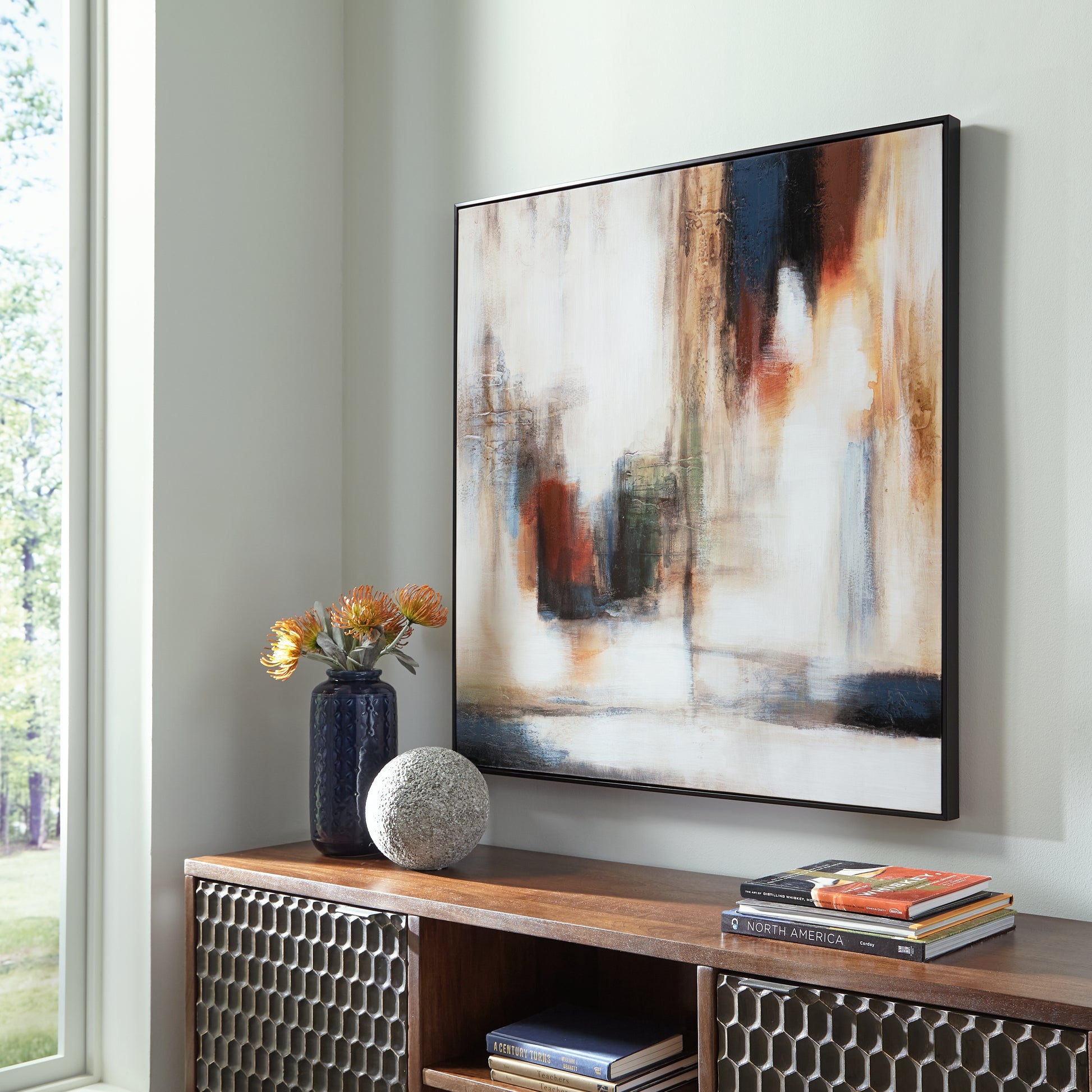 Ocala Furniture Outlet - Ashley Furniture - Pigeonford Wall Decor - Wall Art / Multi - A8000348