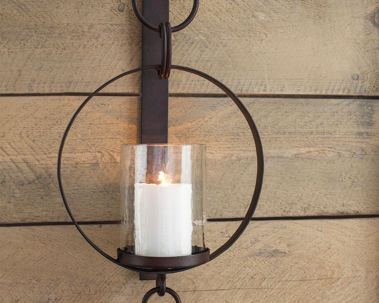 Ocala Furniture Outlet - Ashley Furniture - Ogaleesha Wall Decor - Wall Sconce / Brown - A8010036