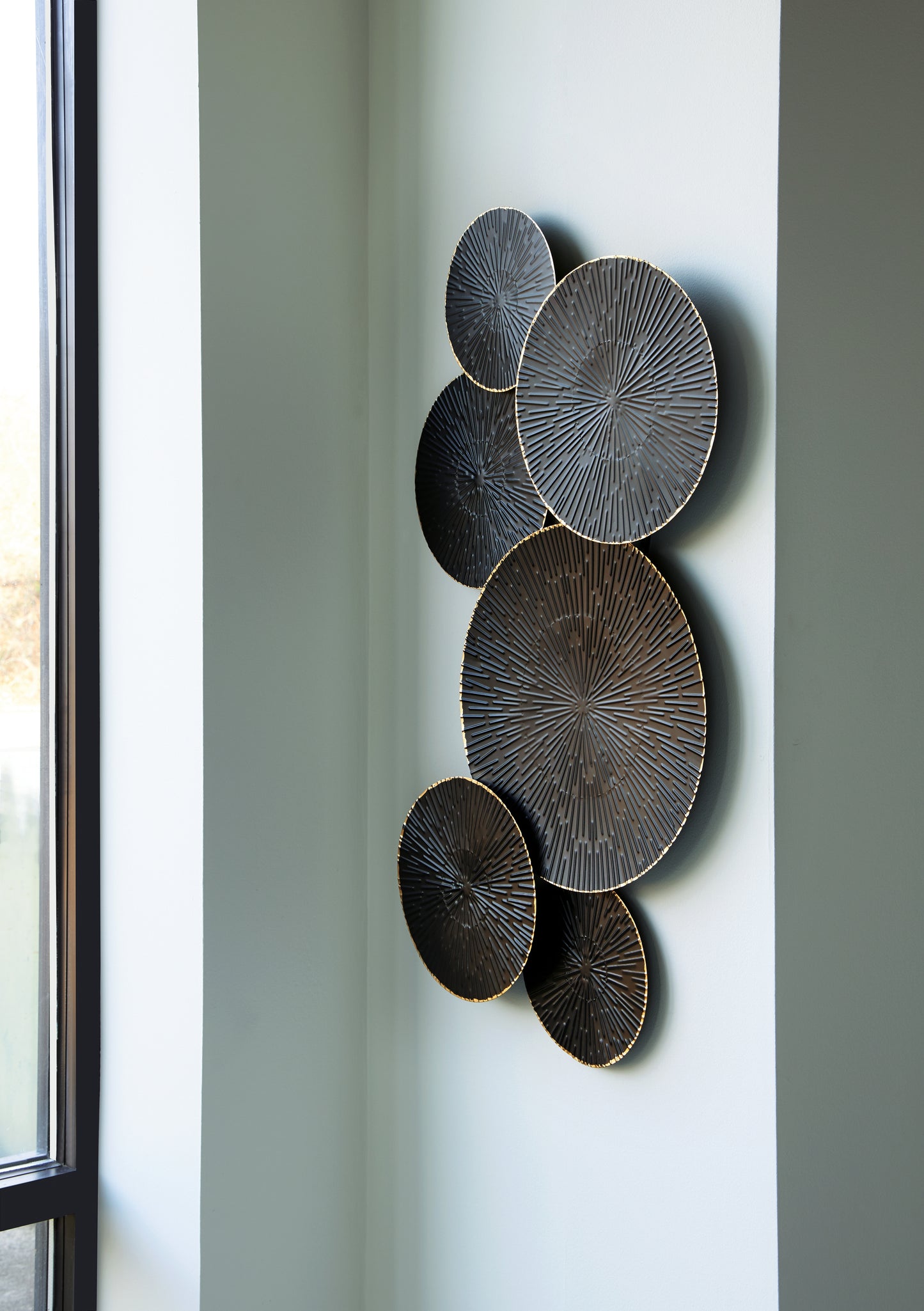 Ocala Furniture Outlet - Ashley Furniture - Rhetlen Wall Decor - Wall Decor / Black/Gold Finish - A8010301