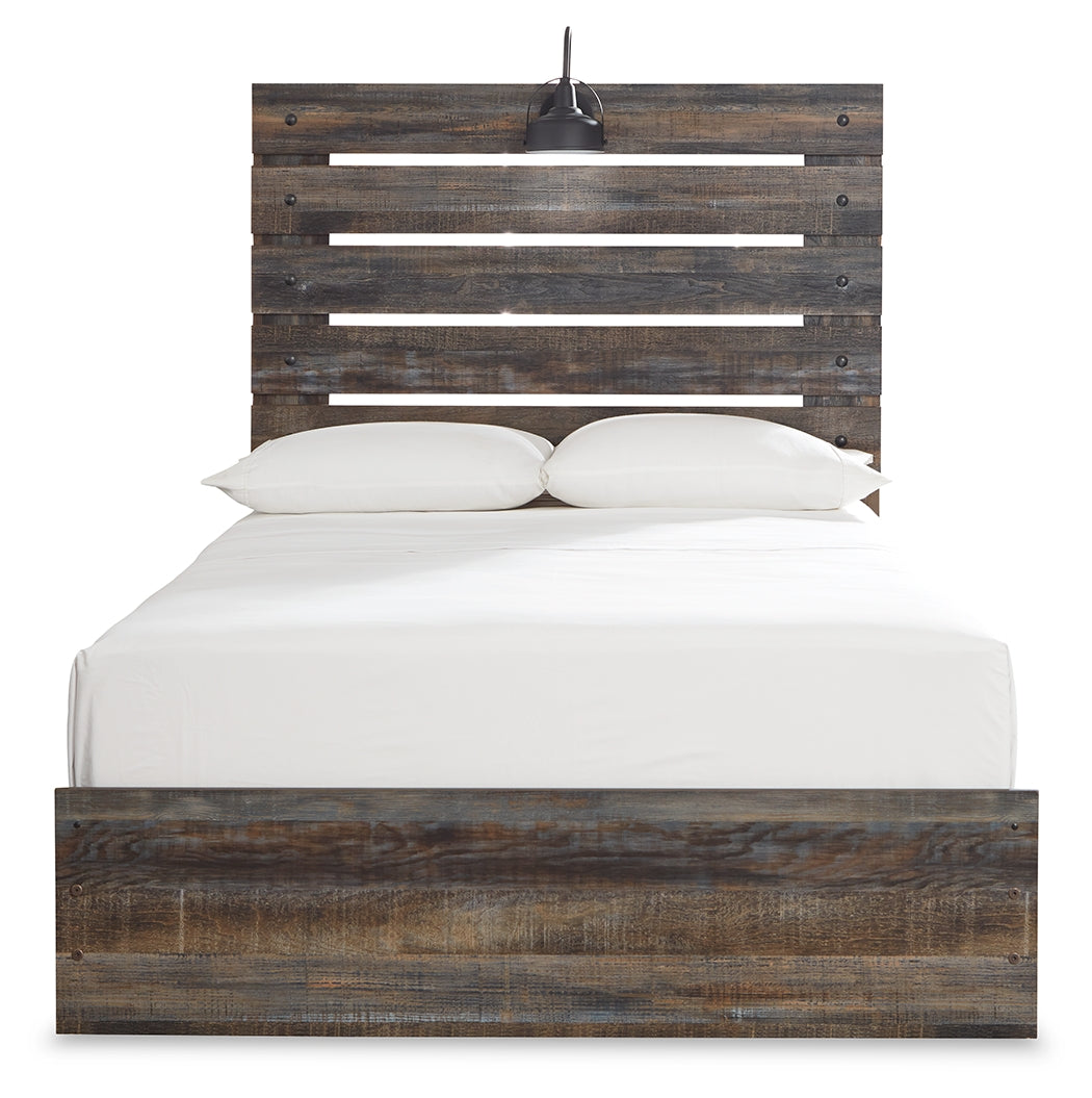 Ocala Furniture Outlet - Ashley Furniture - Drystan Bedroom - Full Panel Bed / Multi - B211B3