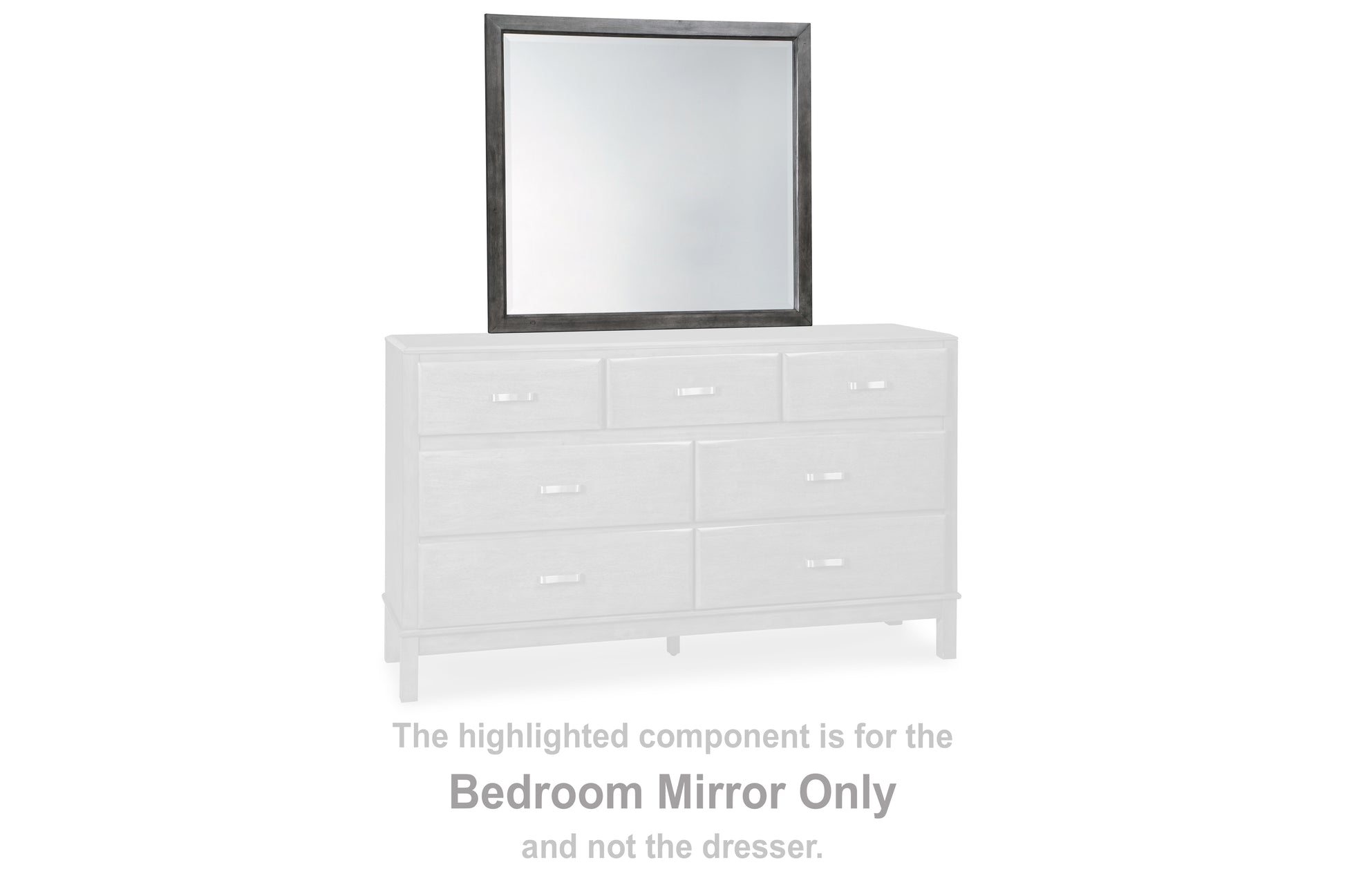 Ocala Furniture Outlet - Ashley Furniture - Caitbrook Bedroom - Bedroom Mirror / Gray - B476-36