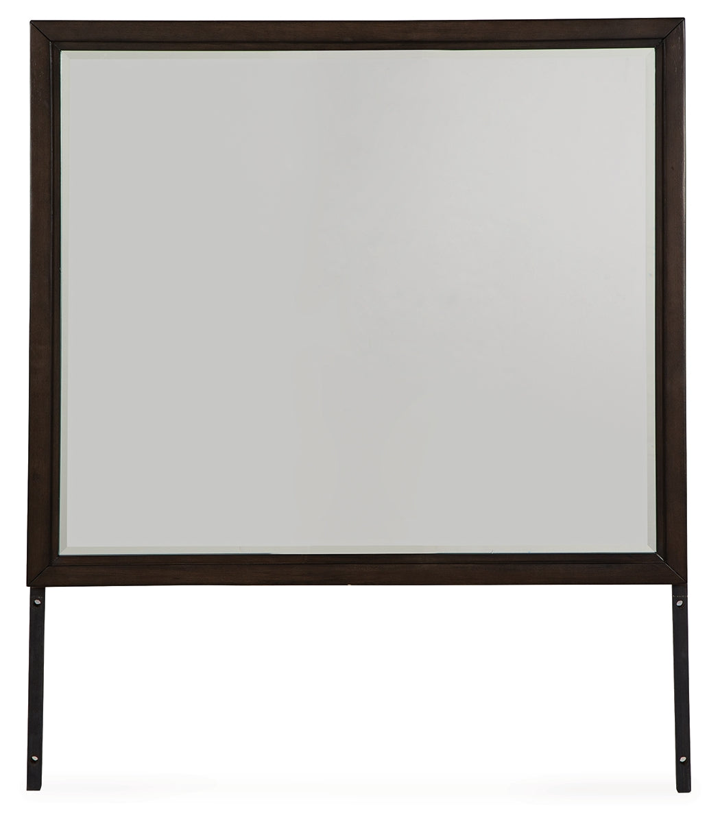 Ocala Furniture Outlet - Ashley Furniture - Neymorton Bedroom - Bedroom Mirror / Dark Grayish Brown - B618-36