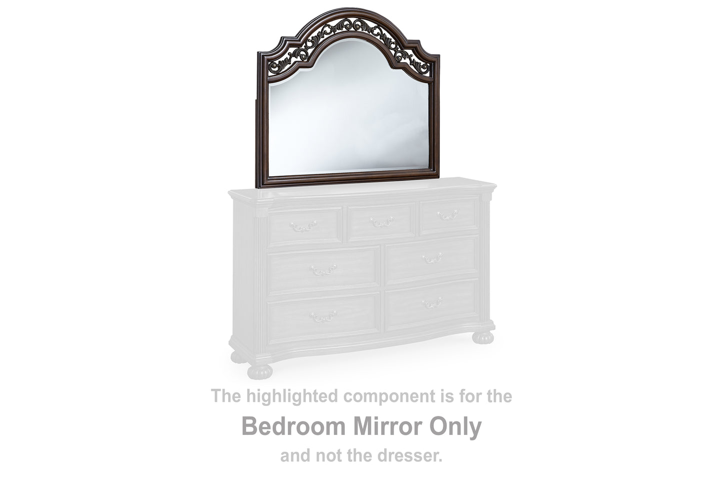 Ocala Furniture Outlet - Ashley Furniture - Lavinton Bedroom - Bedroom Mirror / Brown - B764-36
