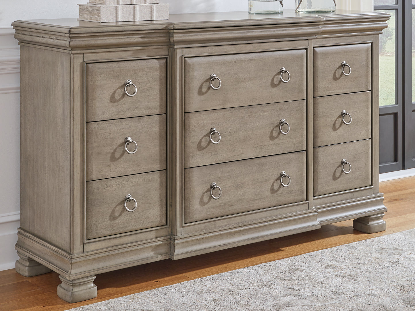 Ocala Furniture Outlet - Ashley Furniture - Lexorne Bedroom - Dresser / Gray - B924-31