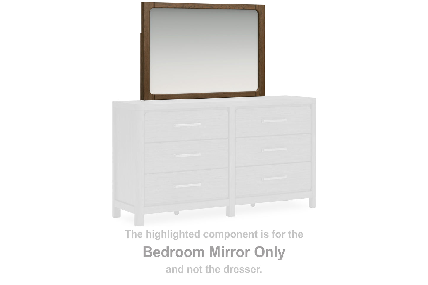 Ocala Furniture Outlet - Ashley Furniture - Cabalynn Bedroom - Bedroom Mirror / Light Brown - B974-36
