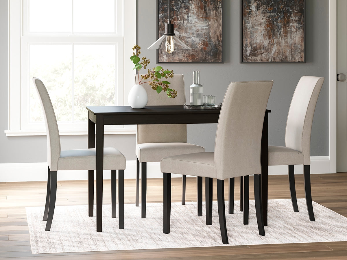 Ocala Furniture Outlet - Ashley Furniture - Kimonte Dining Room - Dining Chair (Set of 2) / Dark Brown - D250-02X2
