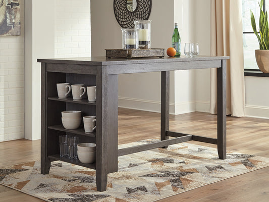 Ocala Furniture Outlet - Ashley Furniture - Caitbrook Dining Room - RECT DRM Counter TBL Set(7/CN) / Gray - D388-423