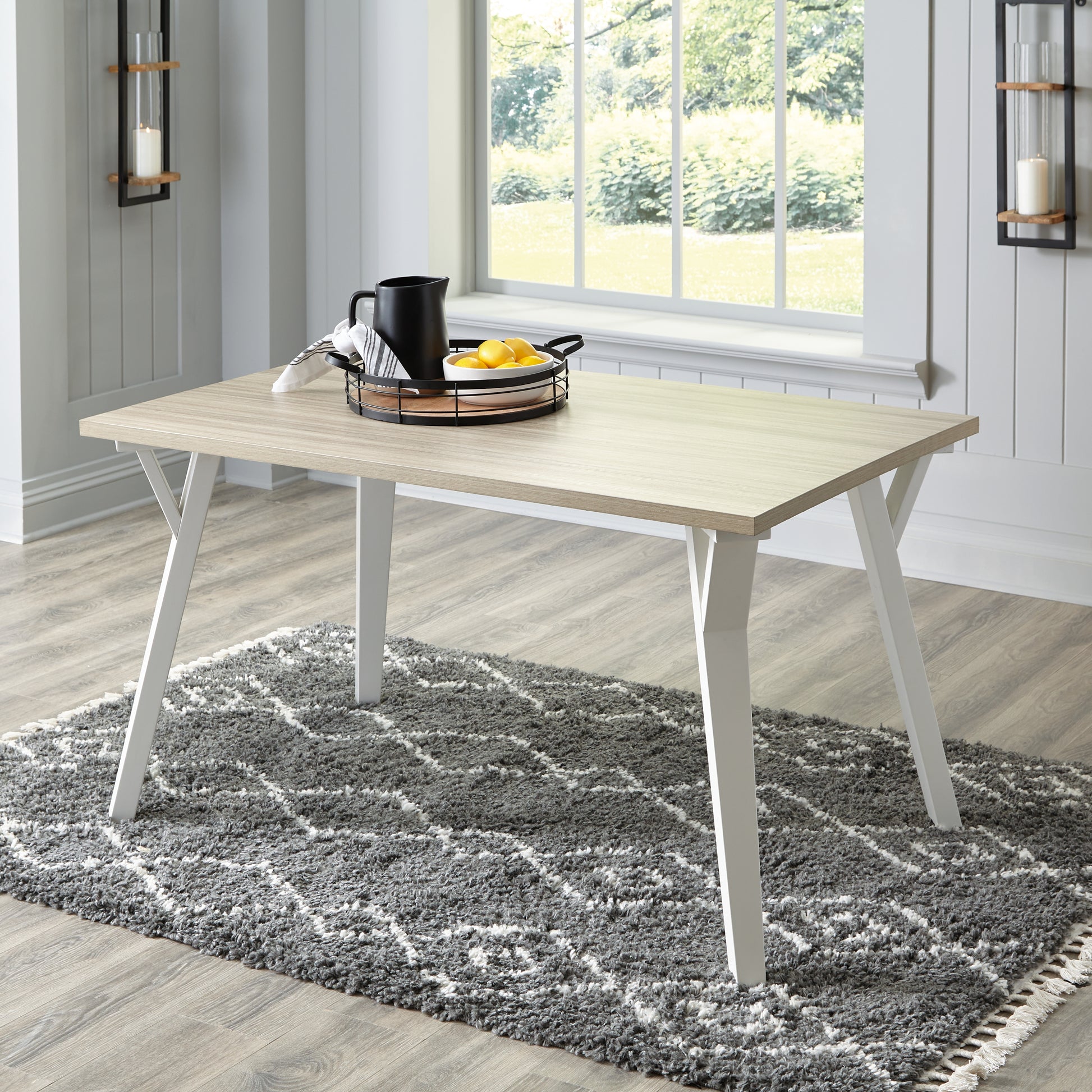 Ocala Furniture Outlet - Ashley Furniture - Grannen Dining Room - Dining Chair (Set of 2) / White - D407-01X2