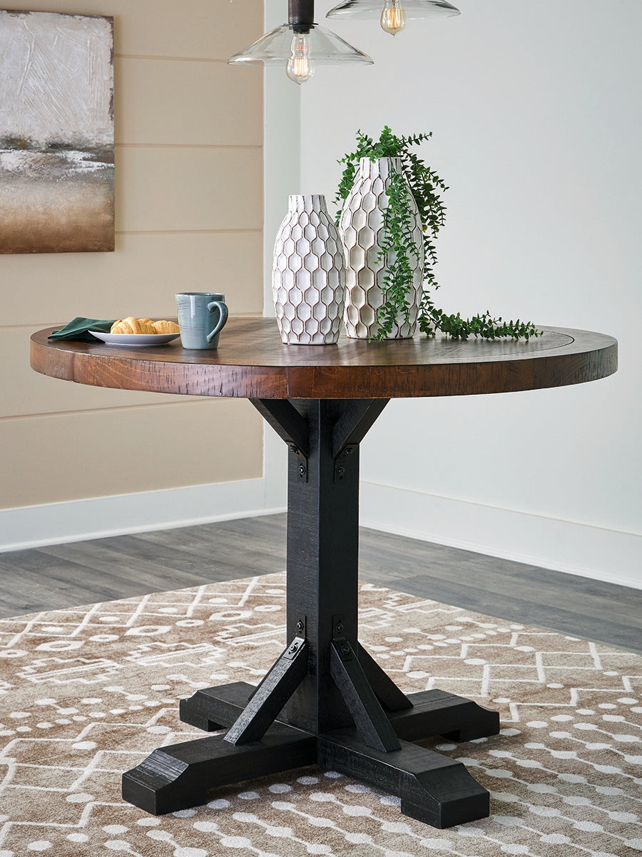 Ocala Furniture Outlet - Ashley Furniture - Valebeck Dining Room - Counter Height Dining Table / Multi - D546D21