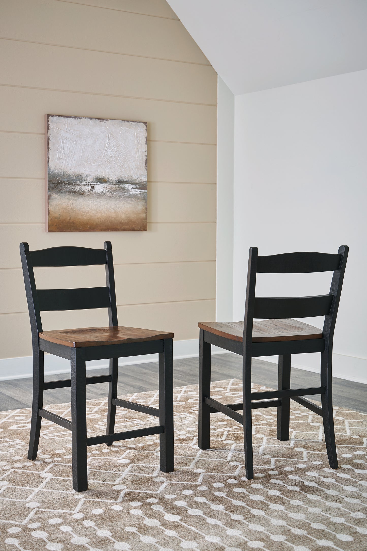 Ocala Furniture Outlet - Ashley Furniture - Valebeck Dining Room - Counter Height Barstool (Set of 2) / Multi - D546-724X2