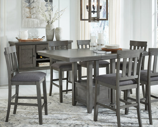Ocala Furniture Outlet - Ashley Furniture - Hallanden Dining Room - Dining Chair (Set of 2) / Two-tone Gray - D589-01X2