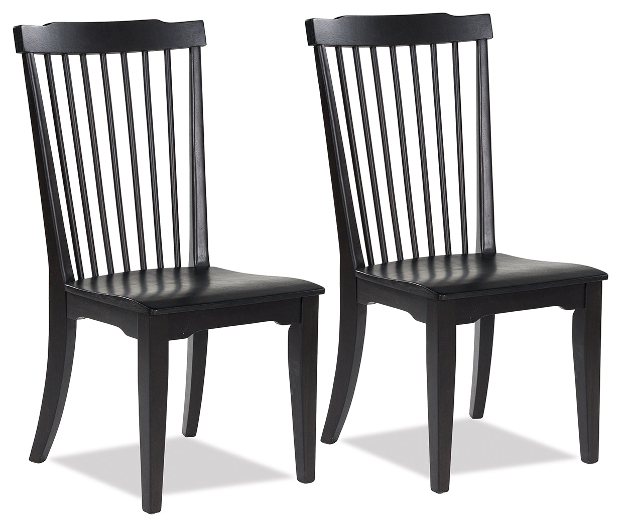 Ocala Furniture Outlet - Ashley Furniture - Brenkerton Dining Chair (Set of 2) - Dining Chair (Set of 2) / Black - PCD591-01X2