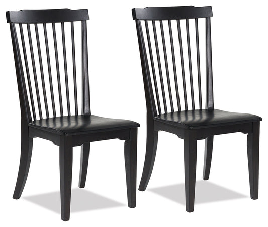 Ocala Furniture Outlet - Ashley Furniture - Brenkerton Dining Chair (Set of 2) - Dining Chair (Set of 2) / Black - PCD591-01X2
