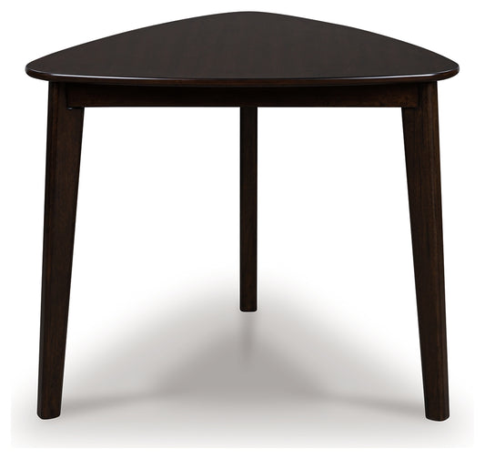 Ocala Furniture Outlet - Ashley Furniture - Mallenette Dining Table - Triangle Dining Room Table / Merlot - PCD607-16